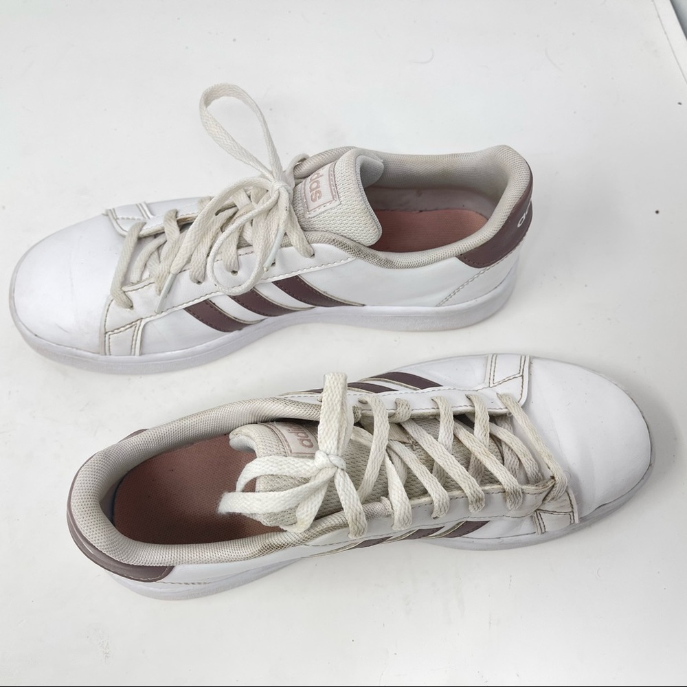 Adidas Grand Court Size 5 Cloud White - Rose Gold metallic Art. EF01101 - Picture 14 of 14